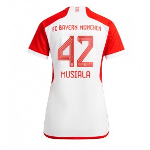 Bayern Munich Jamal Musiala #42 Domaci Dres za Ženska 2023-24 Kratak Rukavima